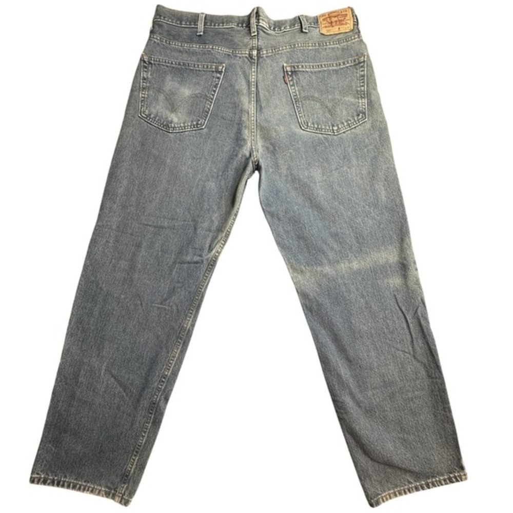 Vintage Levis 550 Relaxed Fit‎ Jeans Mens 42x32 (40x31) Medium Wash Blue Denim